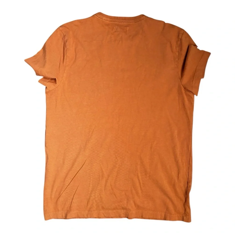 Taylor Stitch Men The Organic Cotton Tee Size 40 Medium Camp Farm Brick Orange - Picture 2 of 5